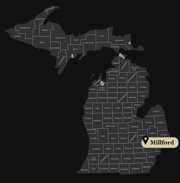 Pool Busters of Michagan Service Area Map